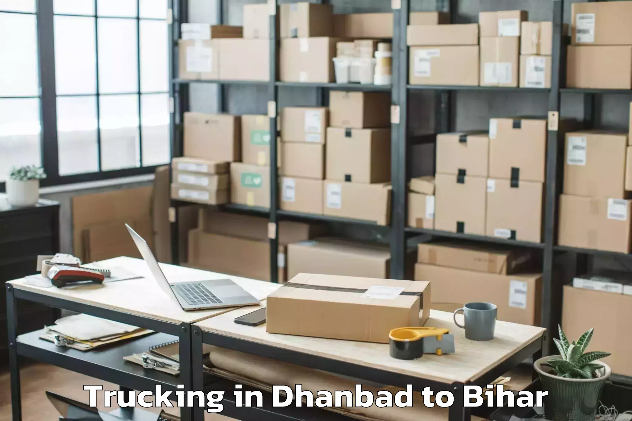 Book Dhanbad to Mahua Trucking